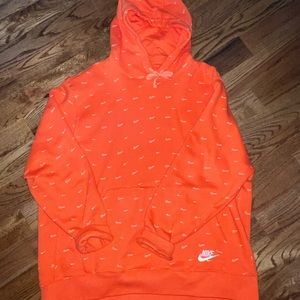 Orange nike hoodie